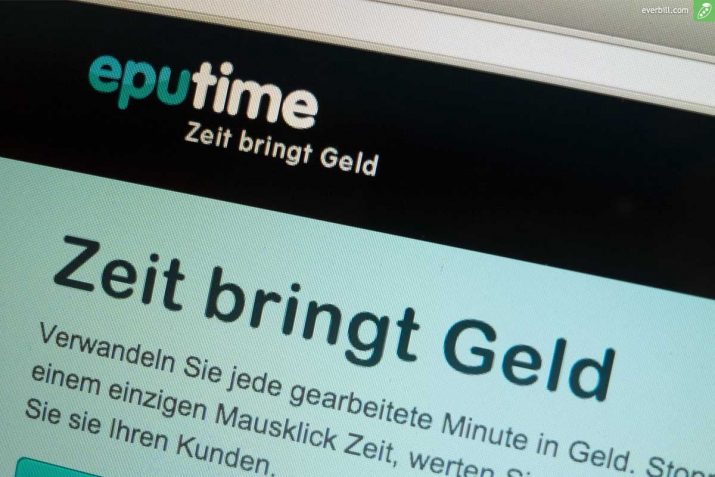 Zeiterfassung Tool eputime im everbill magazin