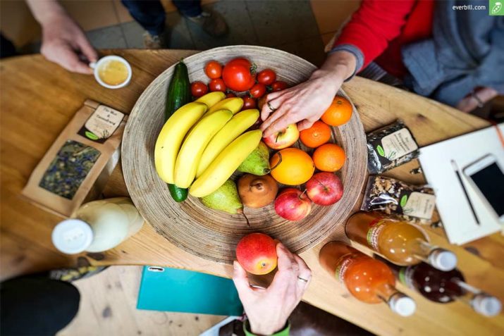 Gesunde Ernährung im Büro