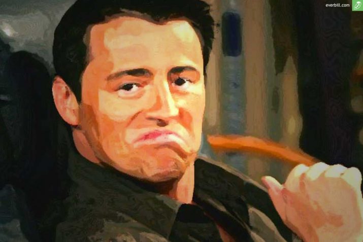 joey tribbiani zitate painting