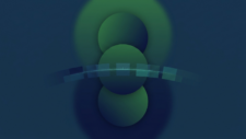 Abstrakte Illustration einer Ampel als Symbol für die Kleinunternehmergrenze