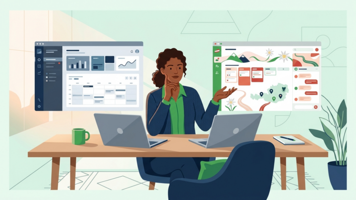 everbill als lexoffice Alternative fuer Oesterreich — Vergleich zweier Rechnungs-Software-Dashboards