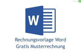 rechnungsvorlage word gratis